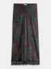 Satin midi skirt with lace sold by Scotch and Soda