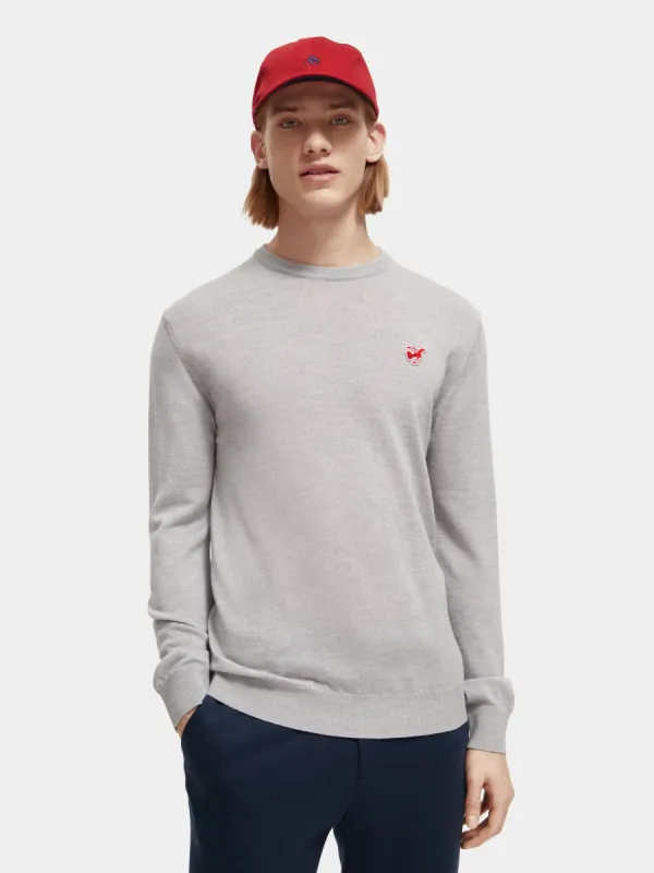 Free spirit peace bird crewneck pullover made by Scotch & Soda