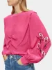 Embroidered ruched shirt sold by Scotch and Soda