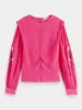 Embroidered ruched shirt sold by Scotch and Soda