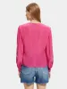 Embroidered ruched shirt sold by Scotch and Soda