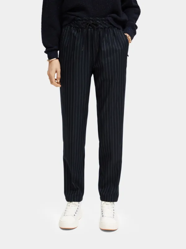 Maia mid-rise tapered-fit jogger pants sold by Scotch and Soda