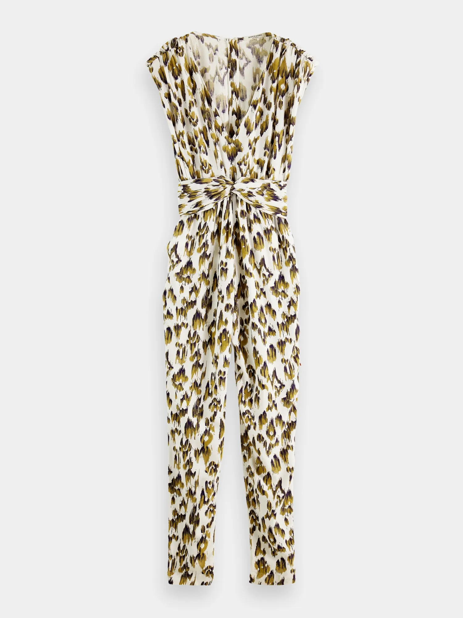 Belted v-neck jumpsuit sold by Scotch and Soda product image thumbnail 2