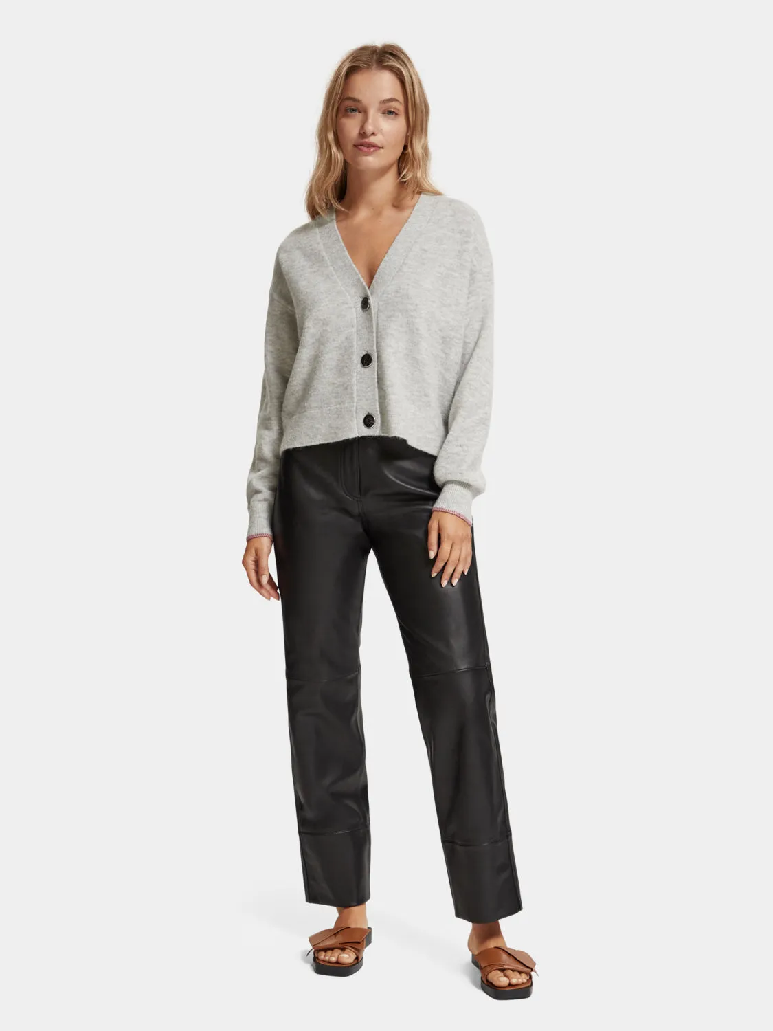 Relaxed-fit fuzzy cardigan sold by Scotch and Soda product image thumbnail 4