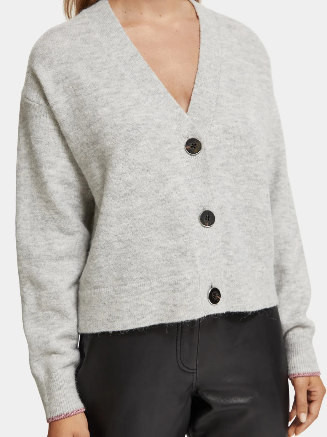 Relaxed-fit fuzzy cardigan sold by Scotch and Soda product image thumbnail 5