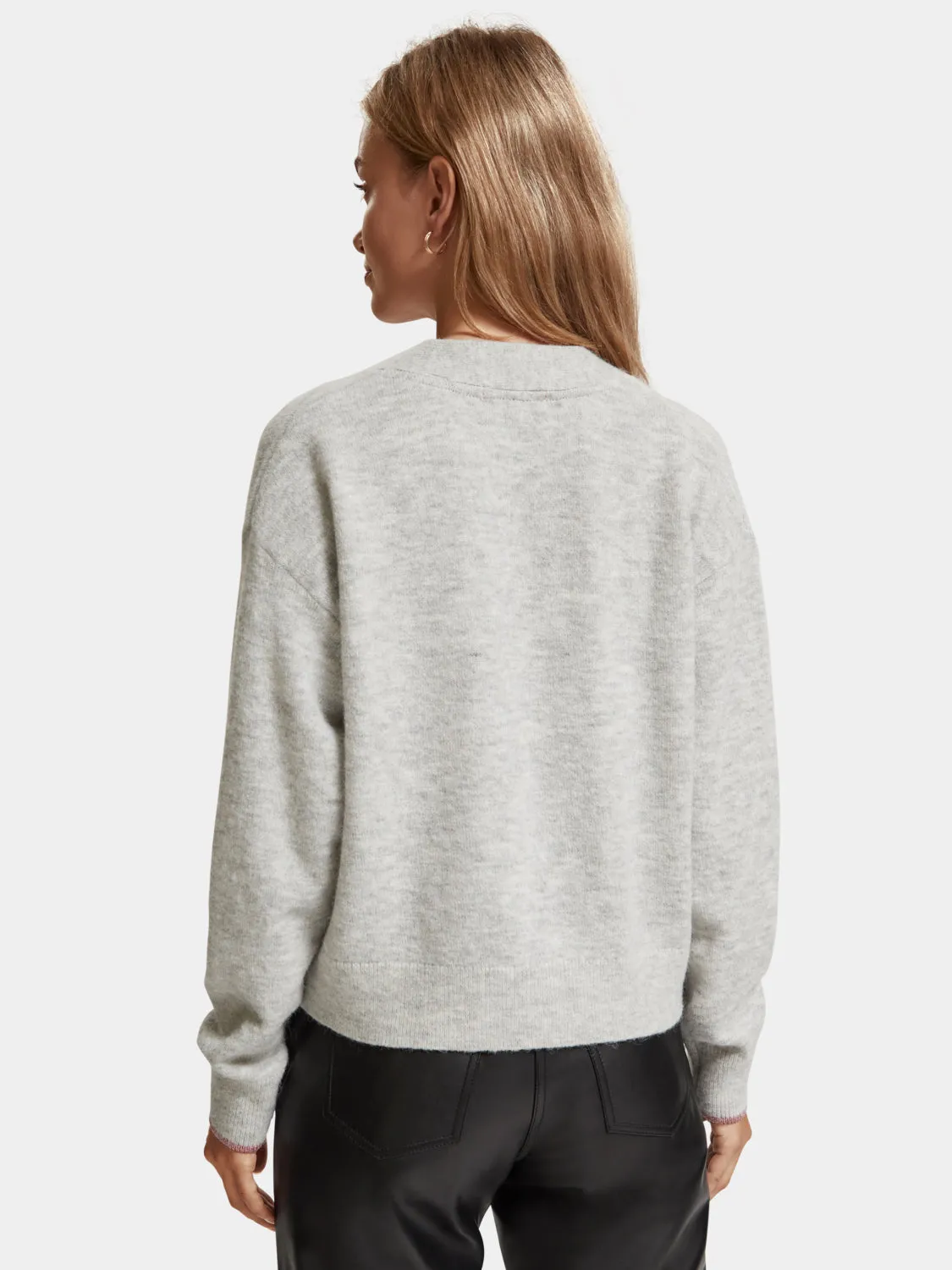 Relaxed-fit fuzzy cardigan sold by Scotch and Soda product image thumbnail 3