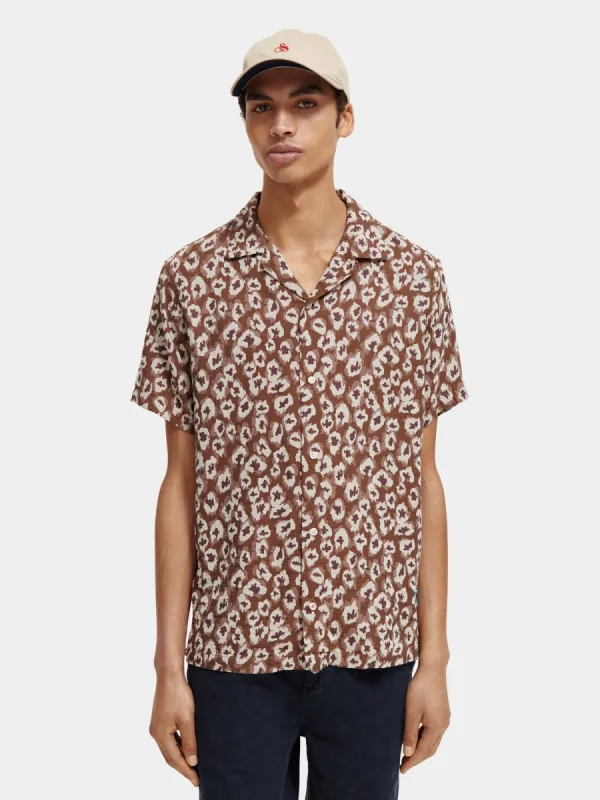 Jacquard camp shirt sold by Scotch and Soda