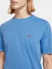 Regular-fit garment-dyed logo t-shirt sold by Scotch and Soda