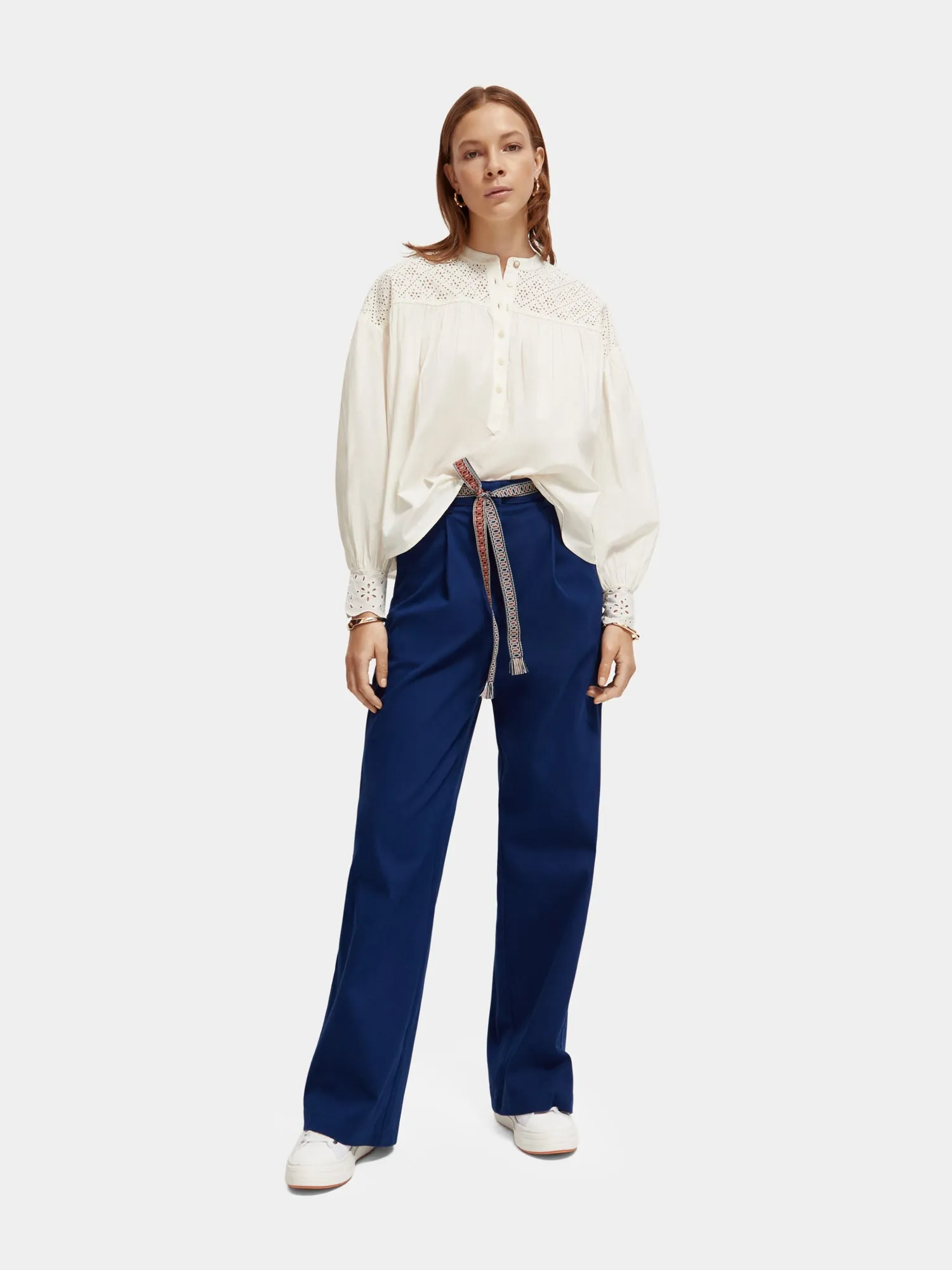 Rose high-rise wide-leg pants sold by Scotch and Soda product image thumbnail 5