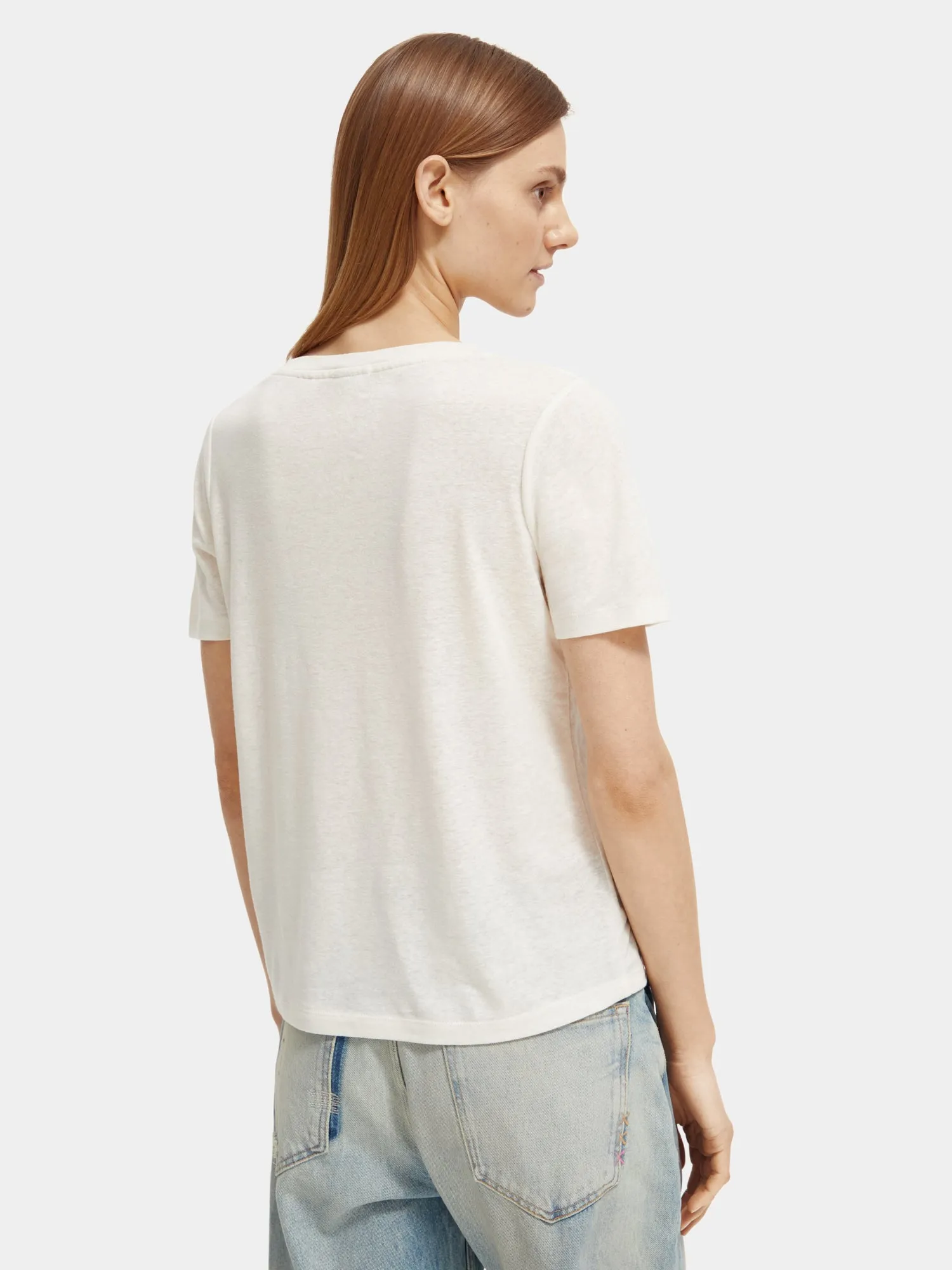 Regular-fit v-neck t-shirt sold by Scotch and Soda product image thumbnail 3