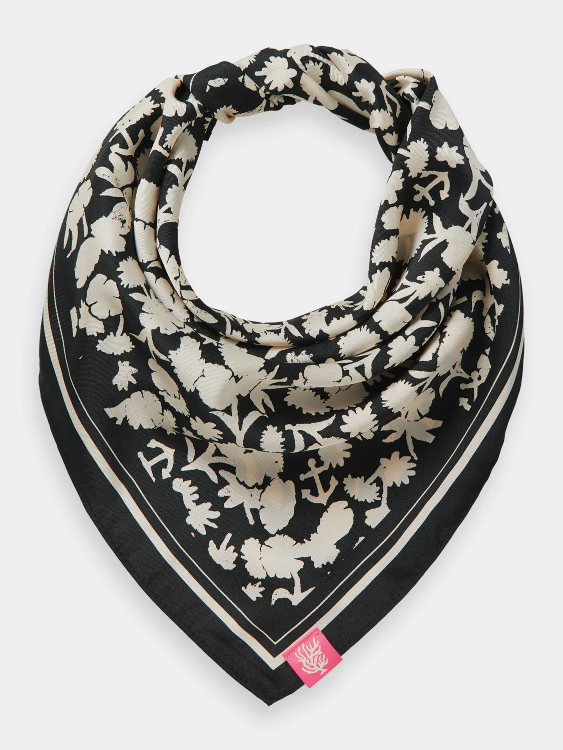 Printed square scarf sold by Scotch and Soda