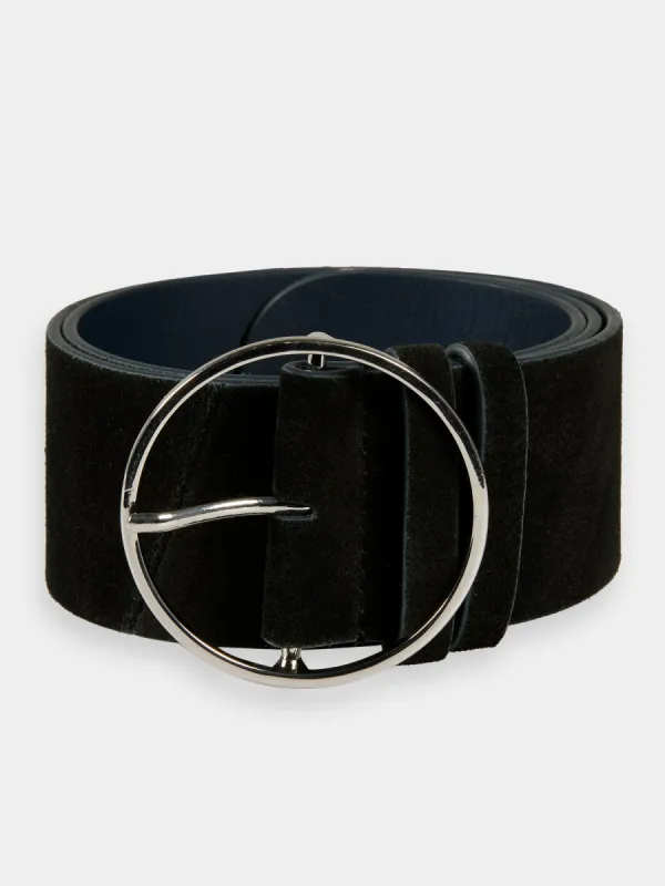 Wide leather suede belt sold by Scotch and Soda