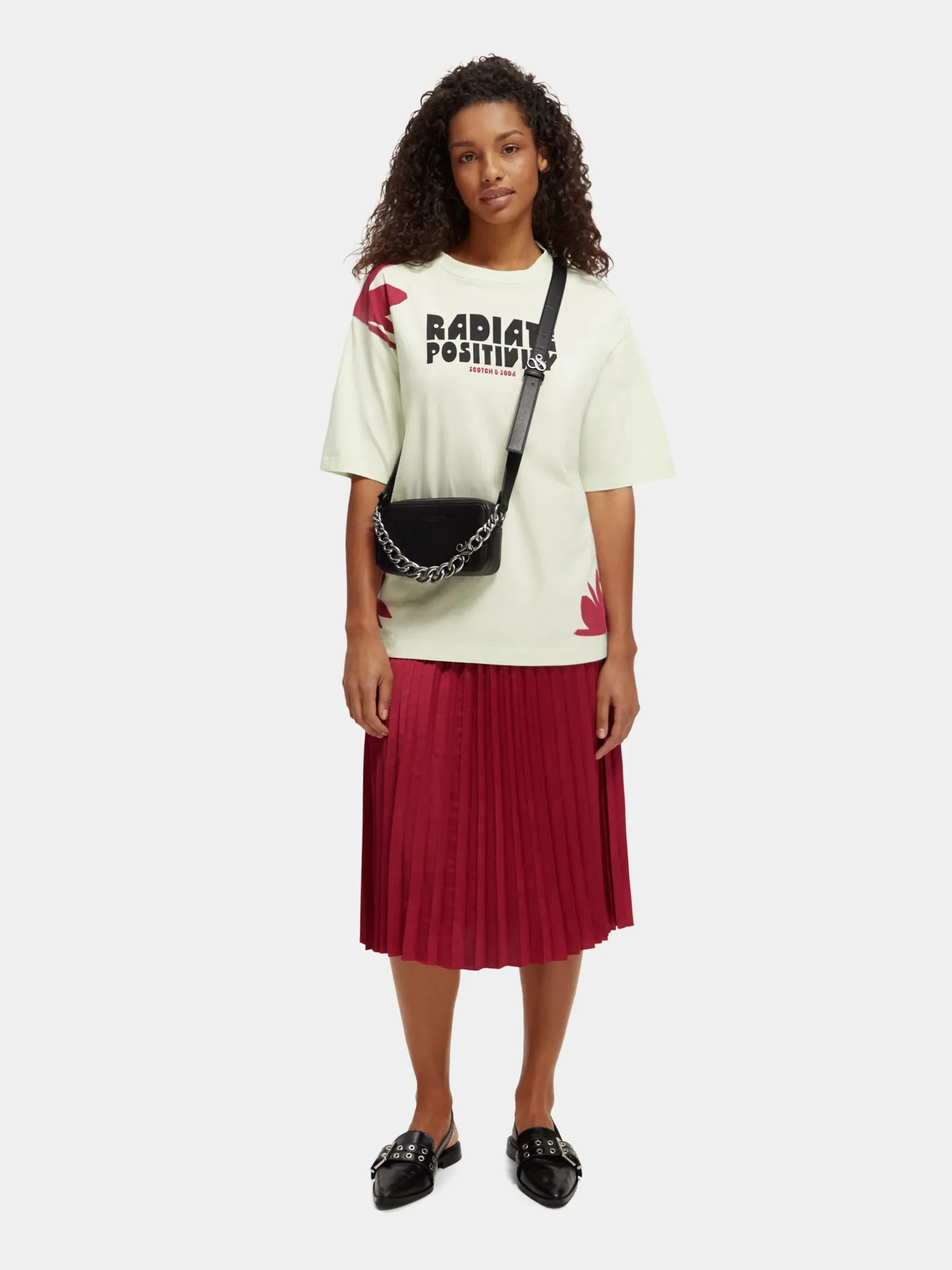 Pleated midi skirt sold by Scotch and Soda product image thumbnail 5