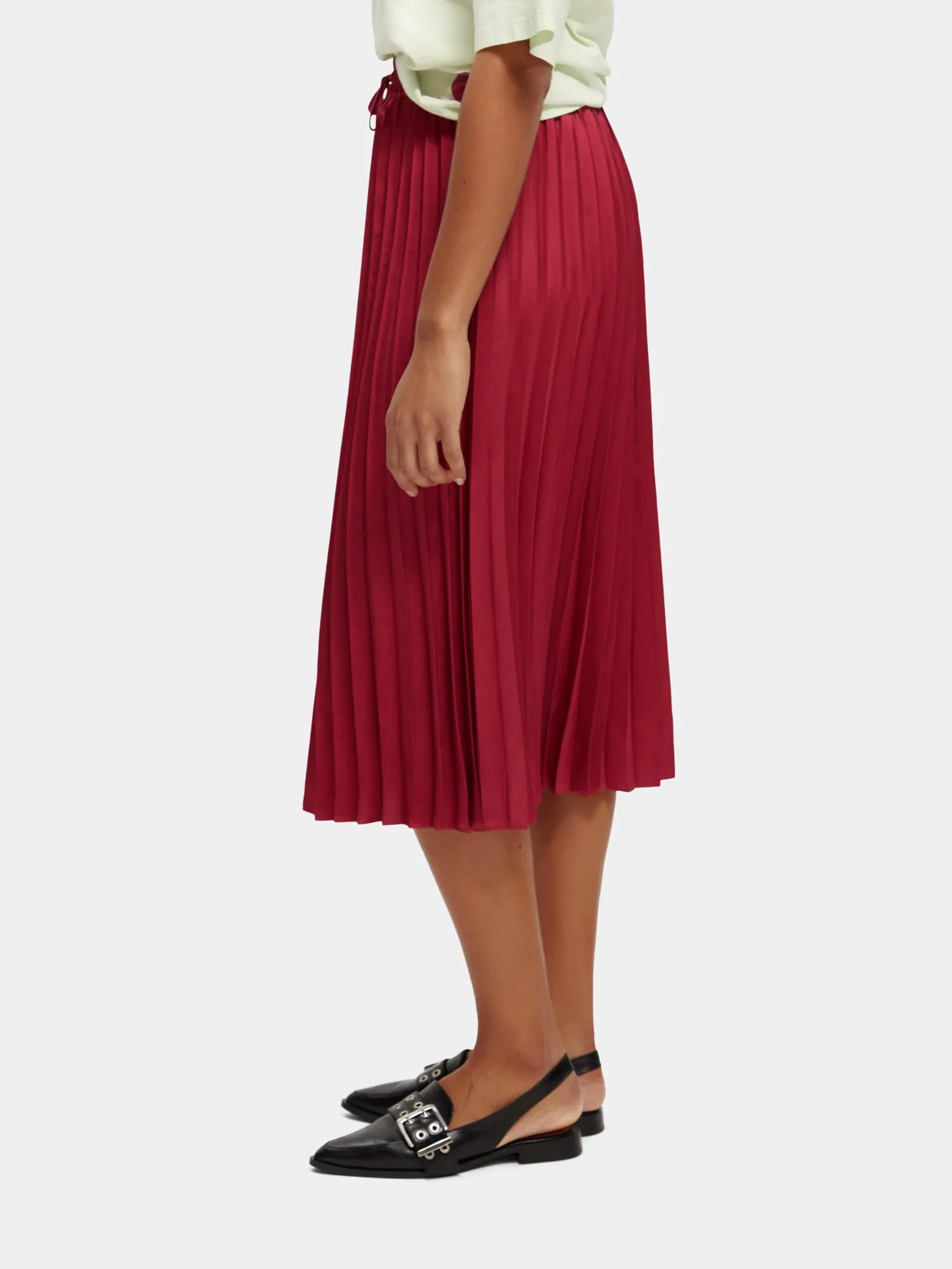 Pleated midi skirt sold by Scotch and Soda product image thumbnail 4