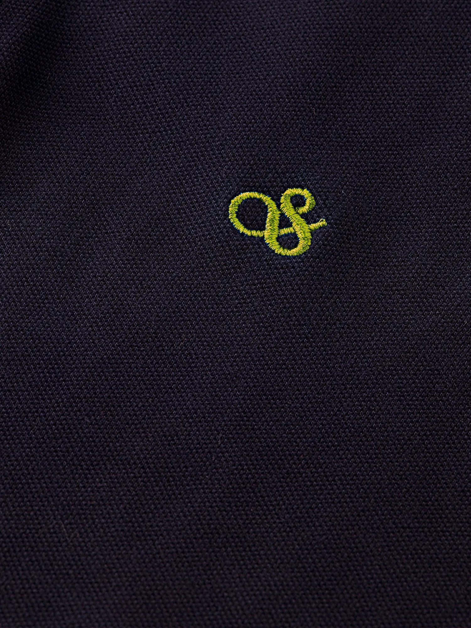 Garment-dyed pique polo shirt sold by Scotch & Soda product image thumbnail 3