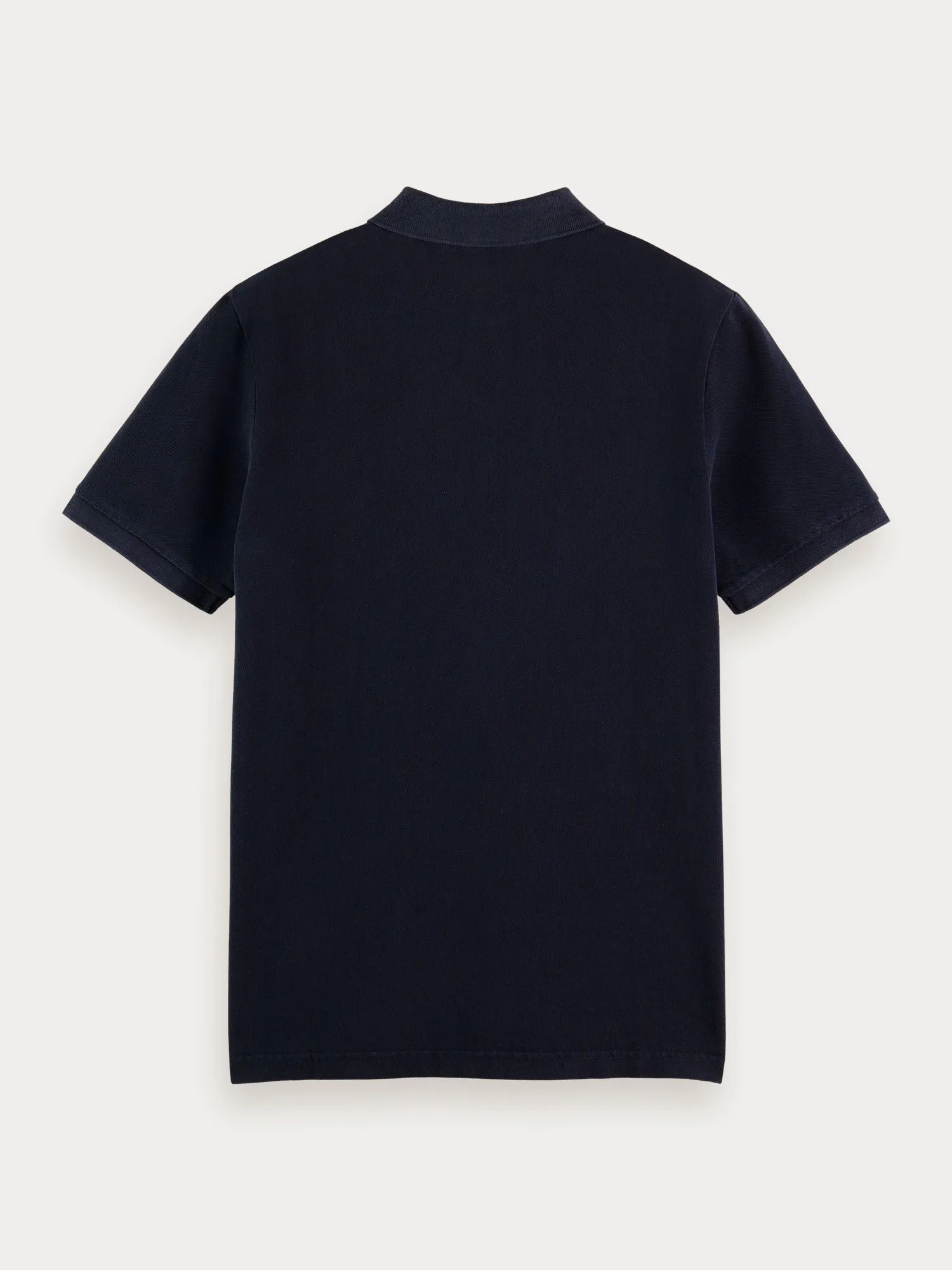 Garment-dyed pique polo shirt sold by Scotch & Soda product image thumbnail 2