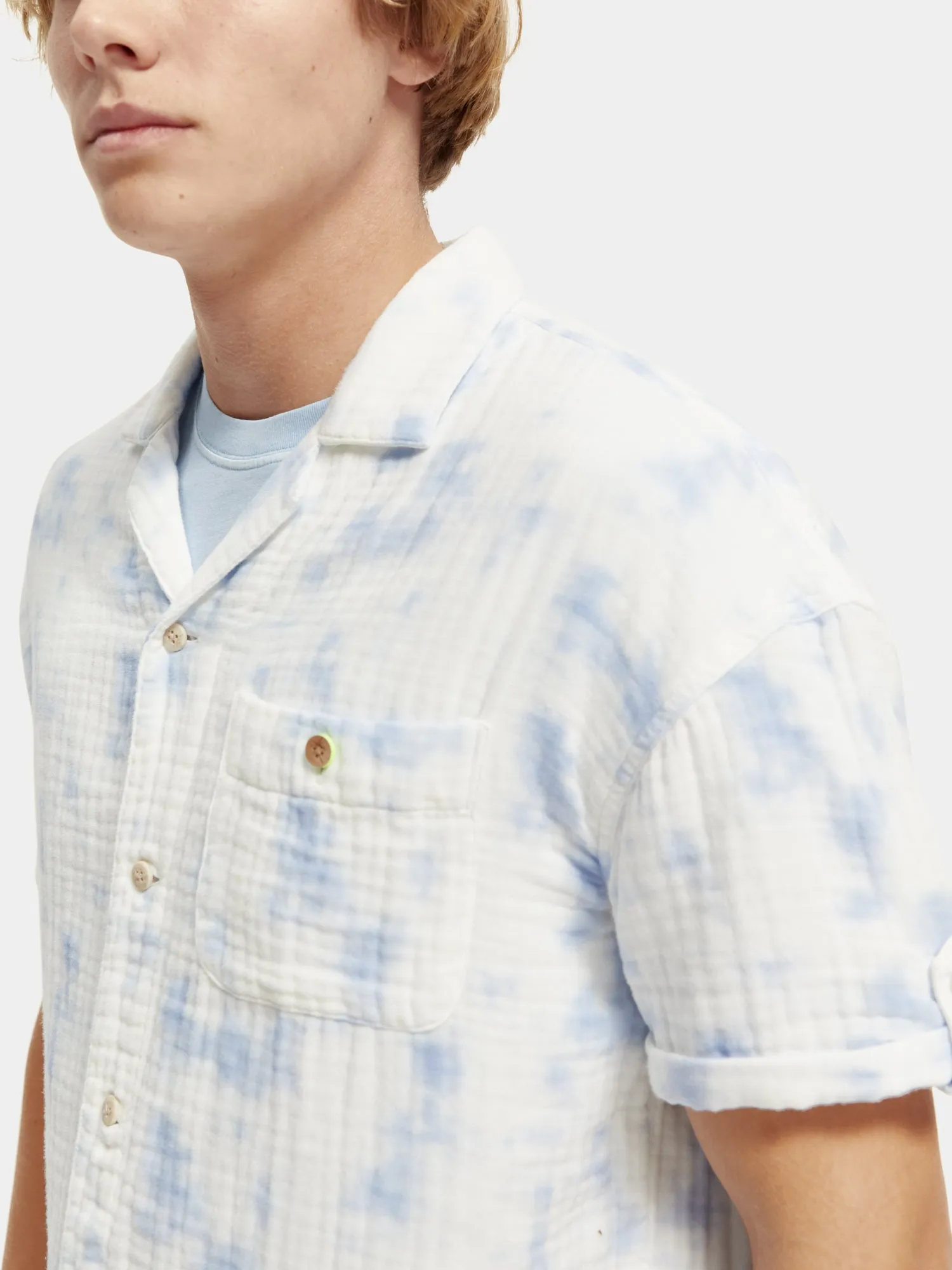 Short sleeve bonded & printed shirt sold by Scotch and Soda product image thumbnail 5