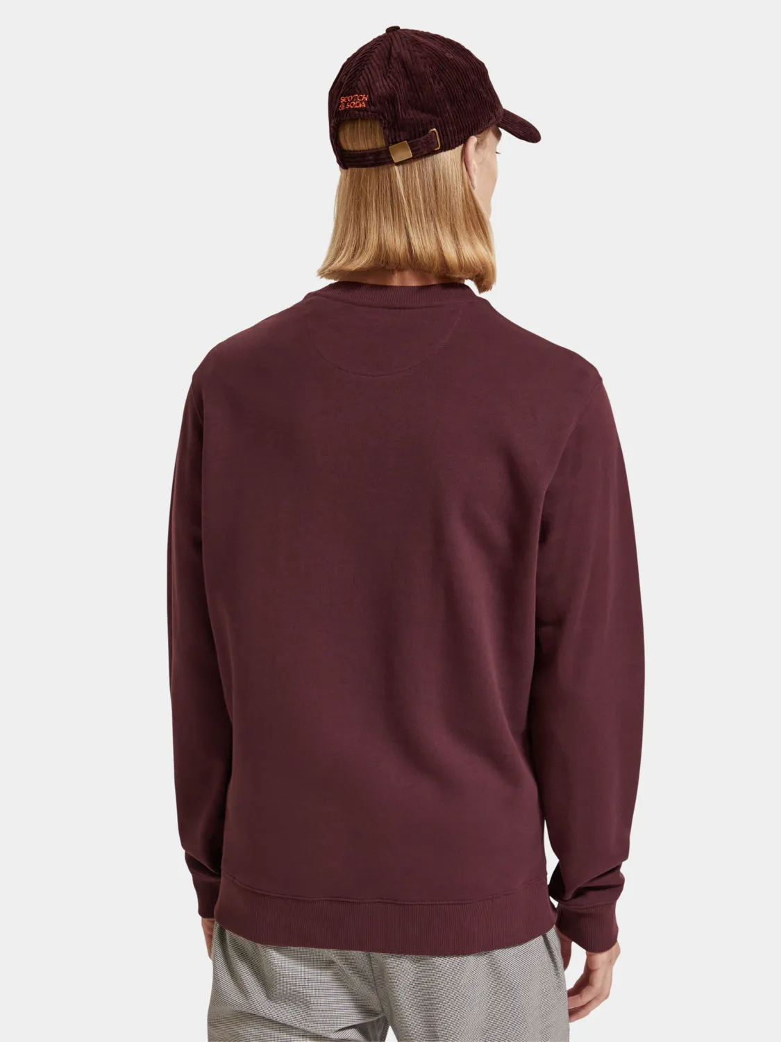 Regular-fit logo badge sweatshirt sold by Scotch and Soda product image thumbnail 3