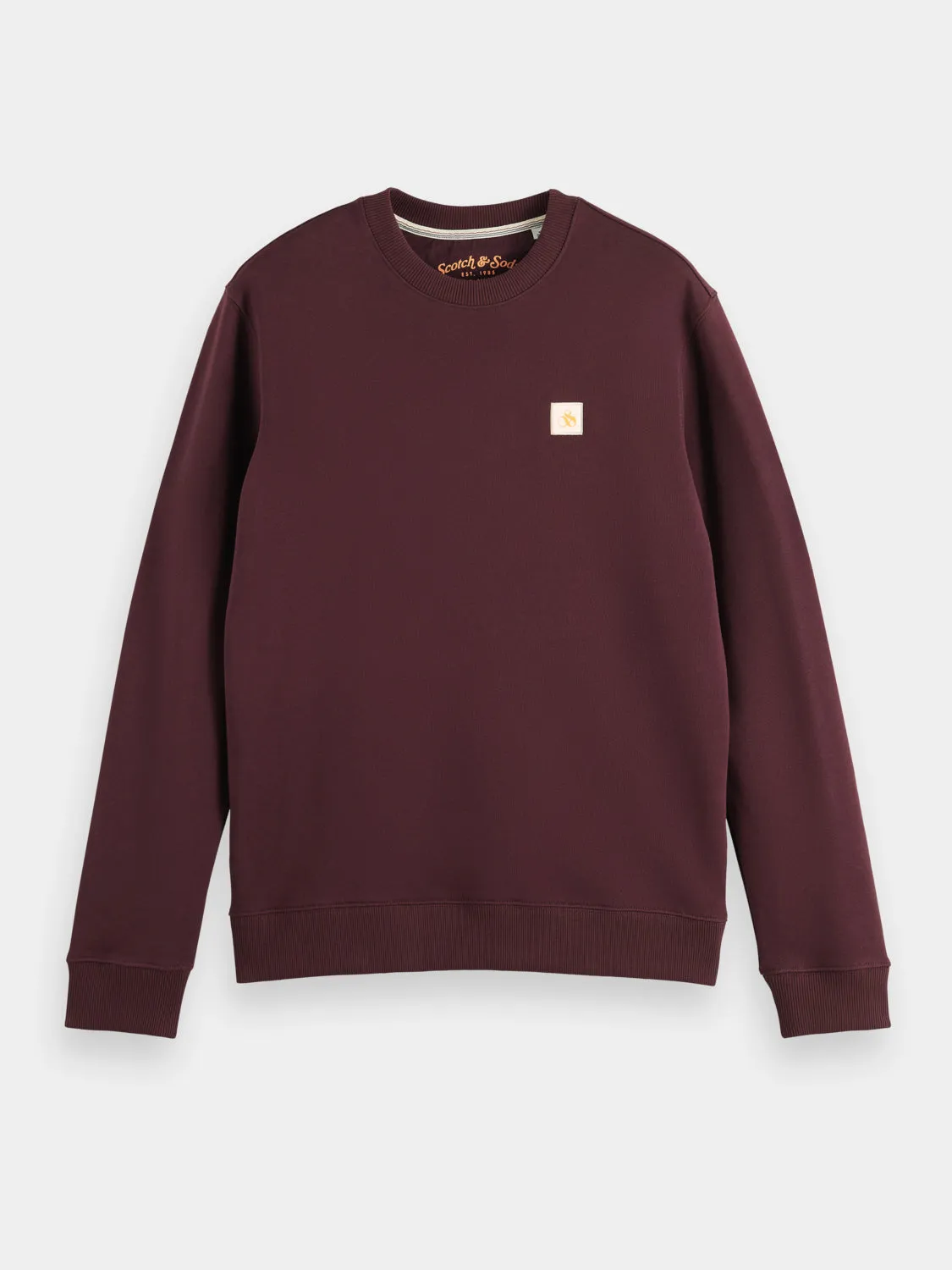 Regular-fit logo badge sweatshirt sold by Scotch and Soda product image thumbnail 2
