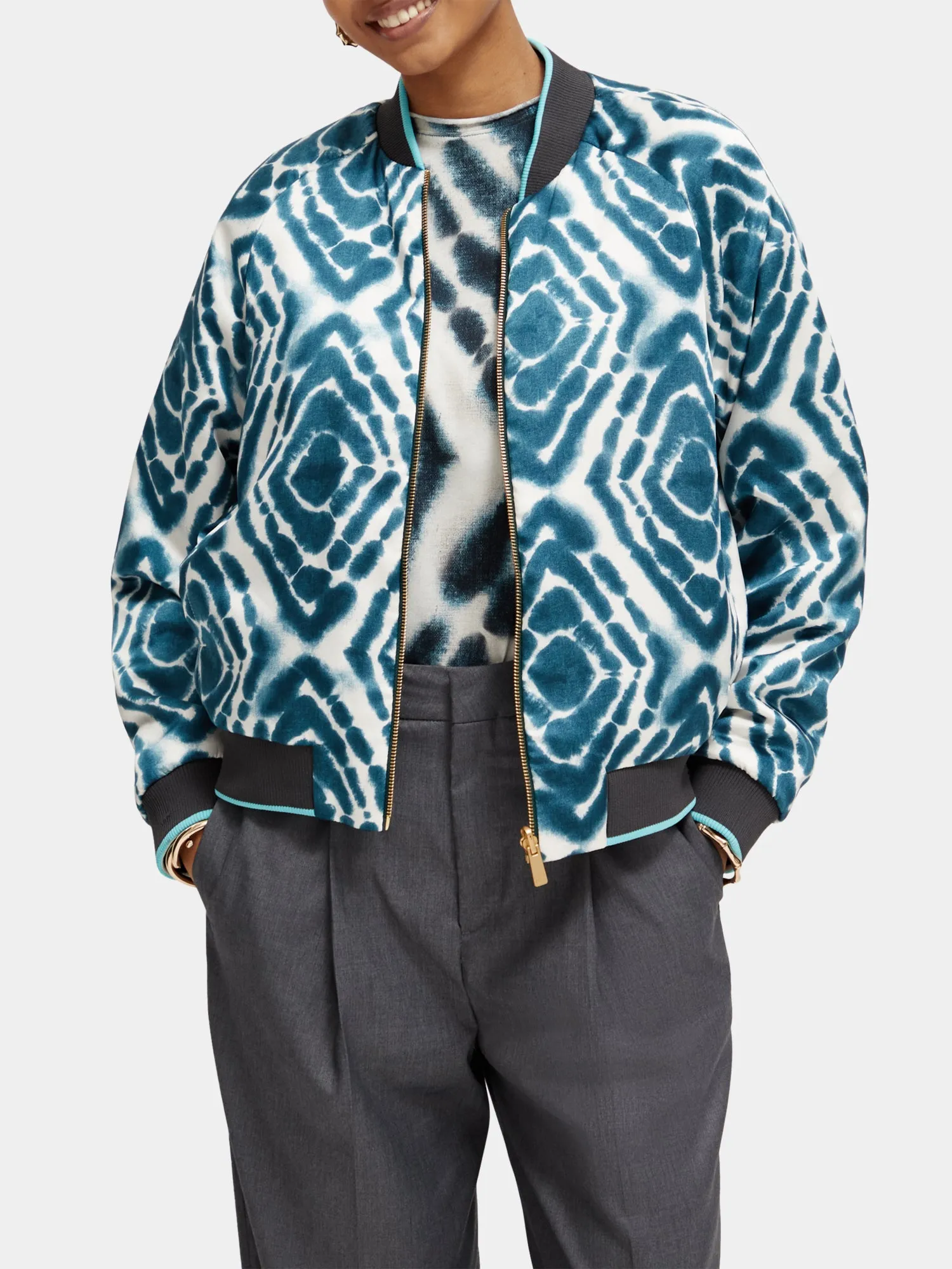 Reversible bomber jacket sold by Scotch and Soda product image thumbnail 2