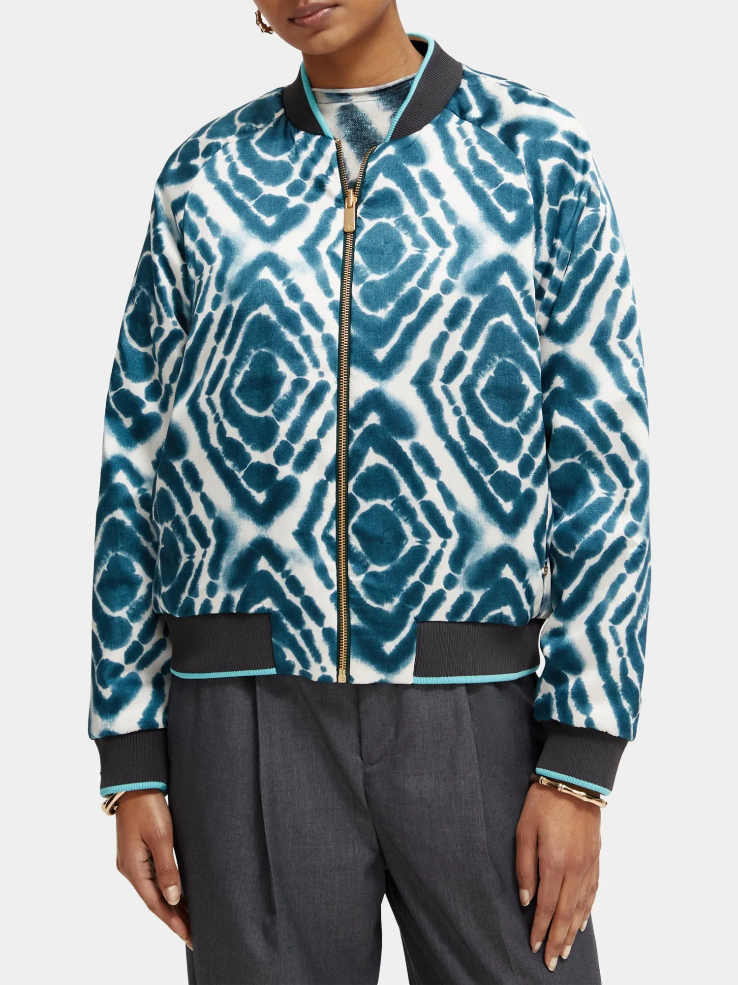 Reversible bomber jacket sold by Scotch and Soda product image thumbnail 5