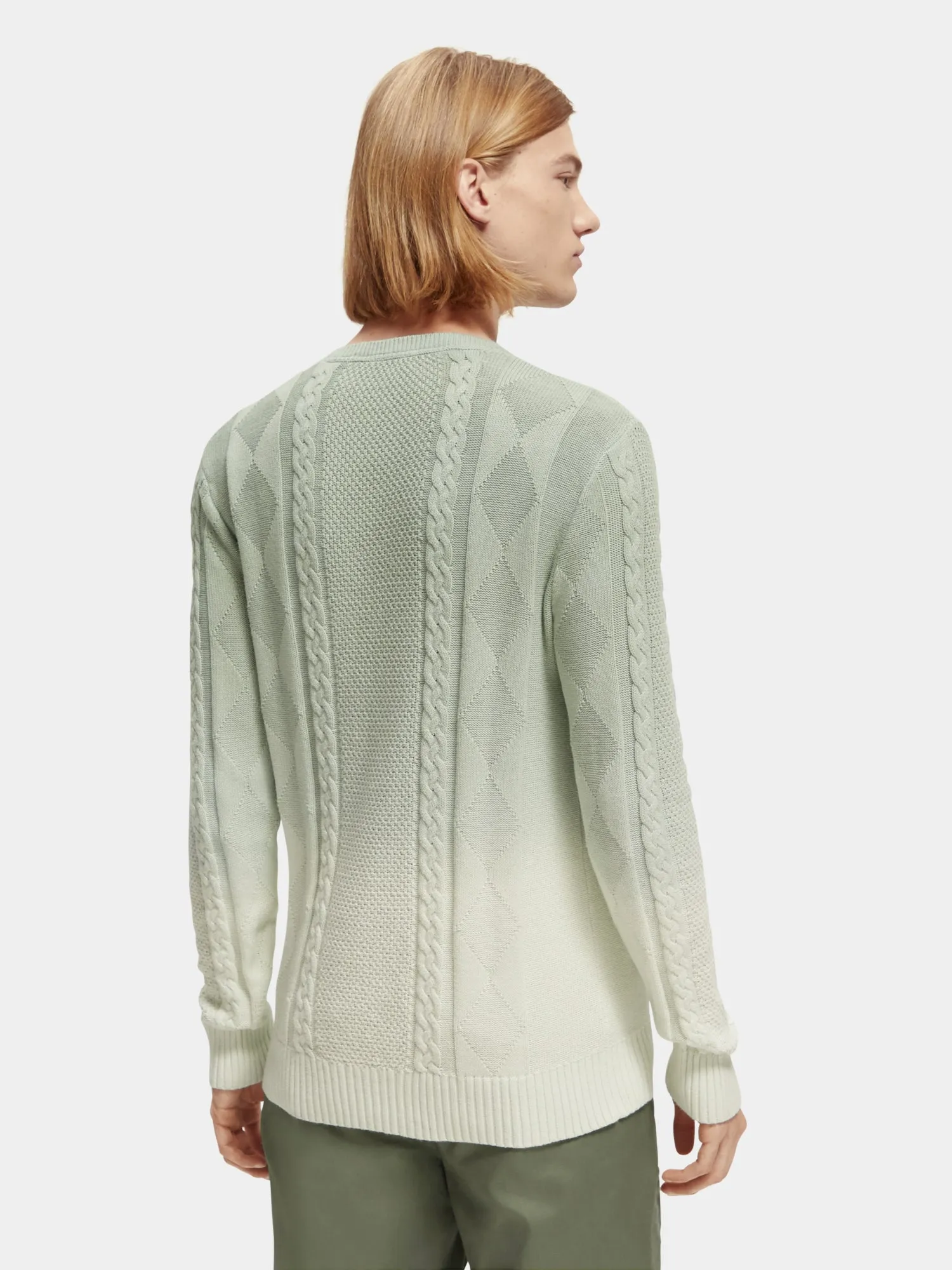 Gradient cable knit pullover sold by Scotch and Soda product image thumbnail 3