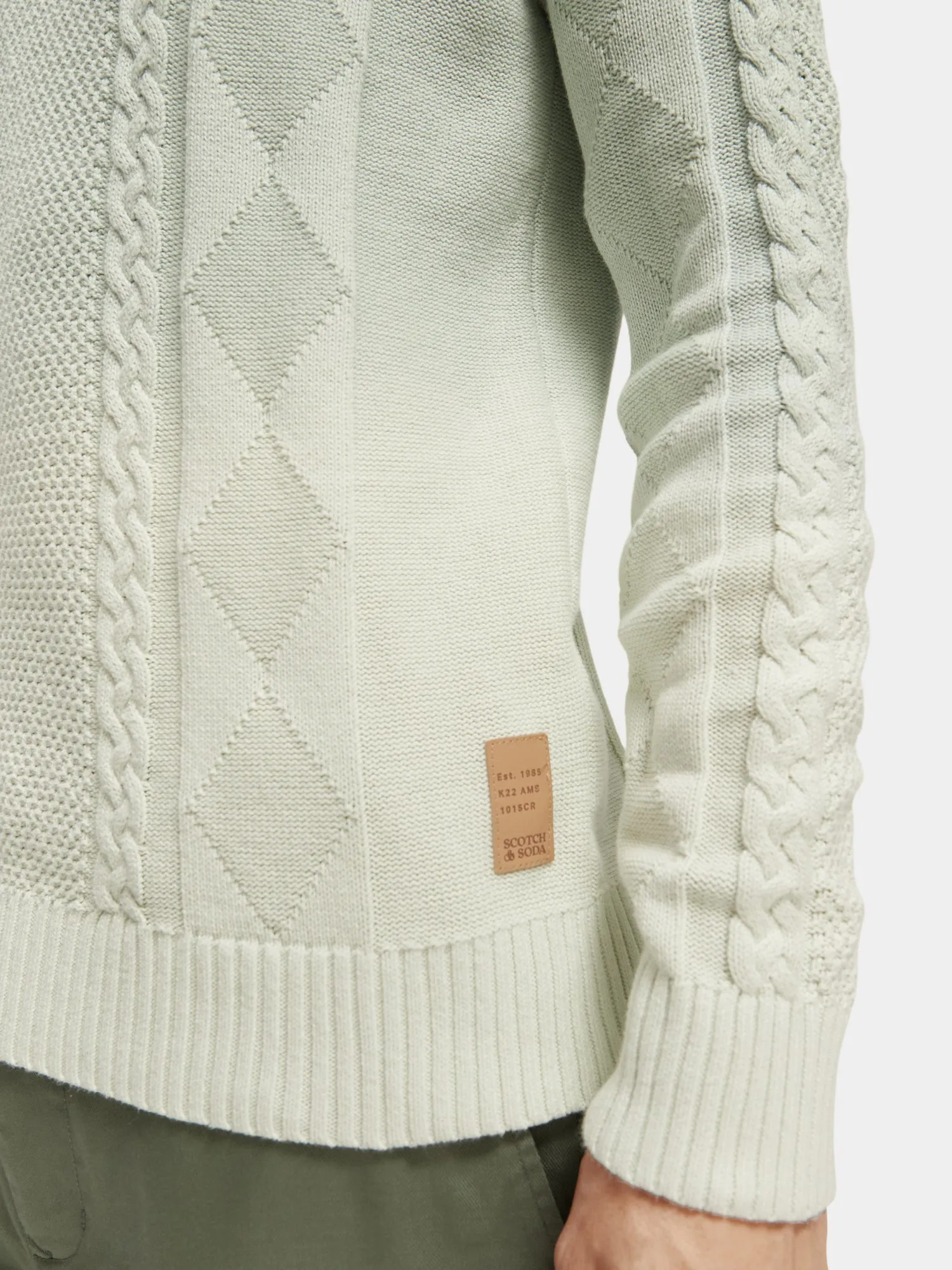 Gradient cable knit pullover sold by Scotch and Soda product image thumbnail 5