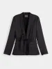 Belted satin blazer sold by Scotch and Soda