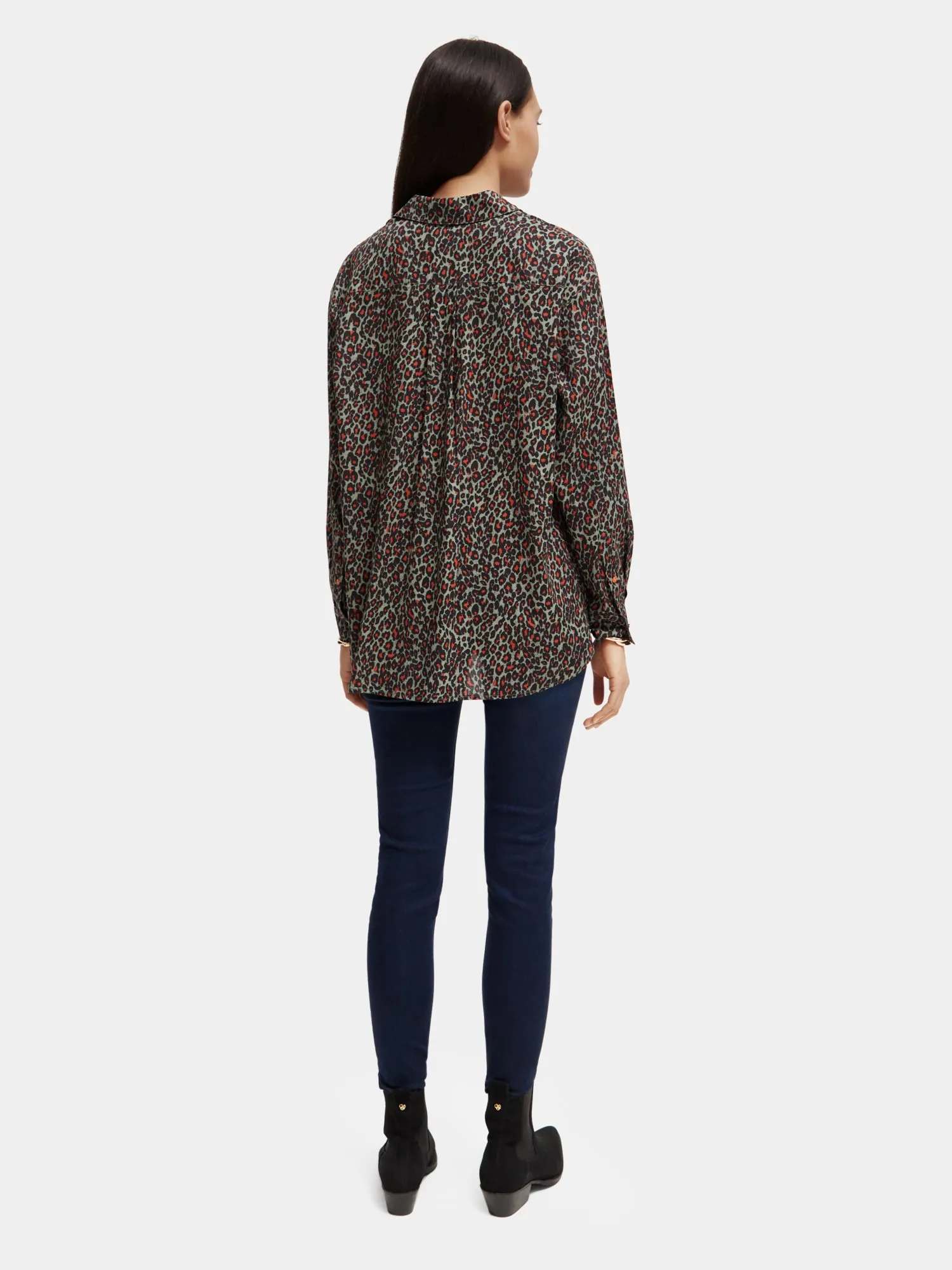 Oversized printed shirt sold by Scotch and Soda product image thumbnail 3