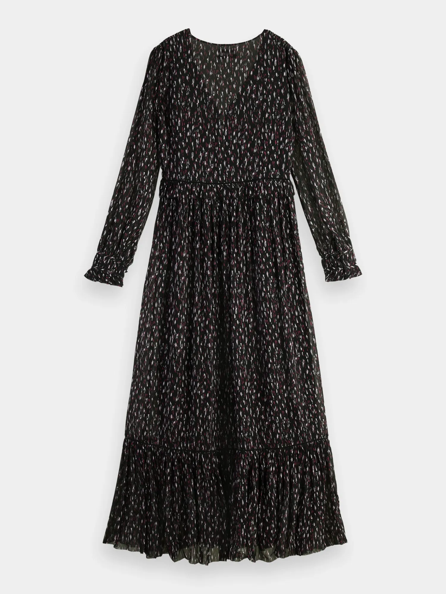 Tiered v-neck maxi dress sold by Scotch and Soda product image thumbnail 2