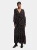 Long sleeved tiered v-neck maxi dress sold by Scotch and Soda
