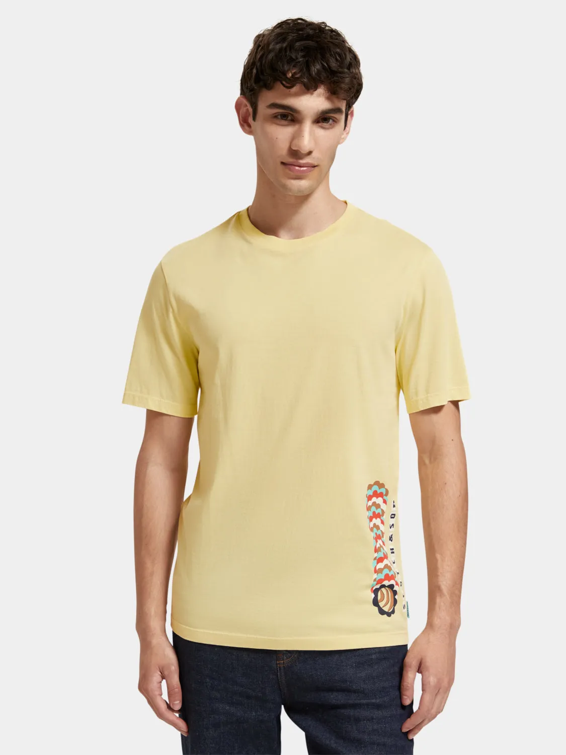 Regular fit artwork t-shirt sold by Scotch and Soda