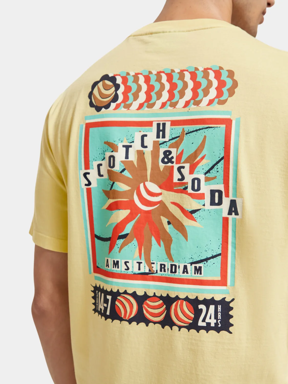 Regular fit artwork t-shirt sold by Scotch and Soda product image thumbnail 5