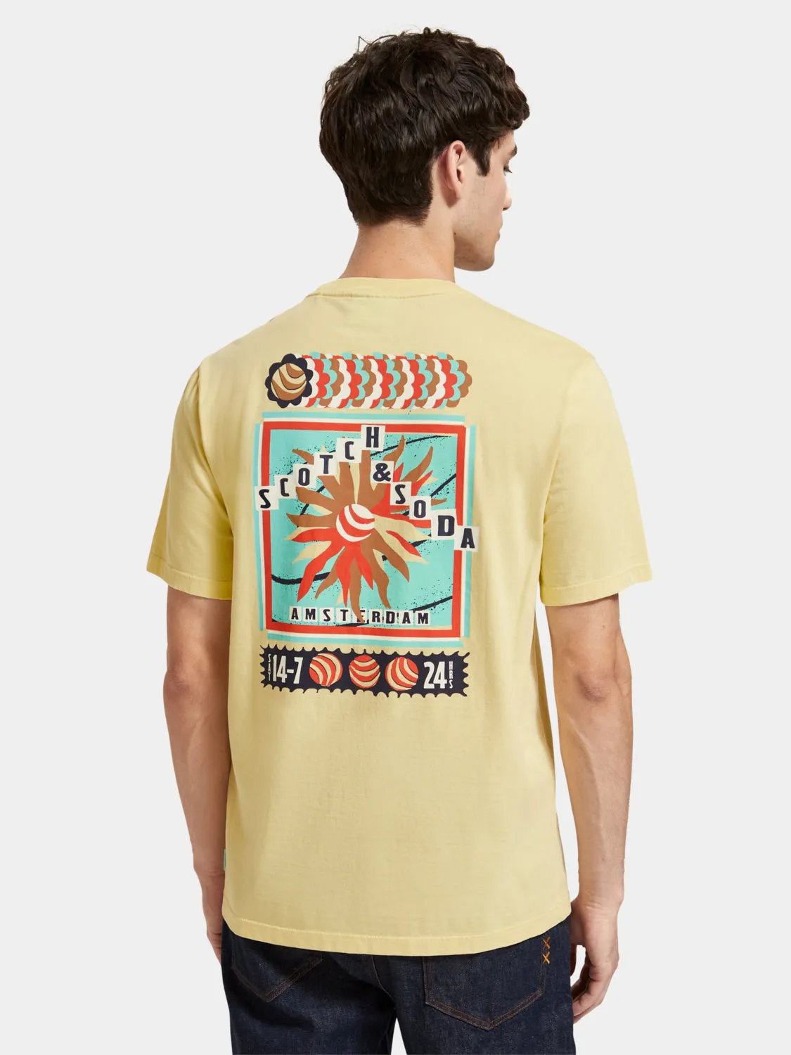 Regular fit artwork t-shirt sold by Scotch and Soda product image thumbnail 3