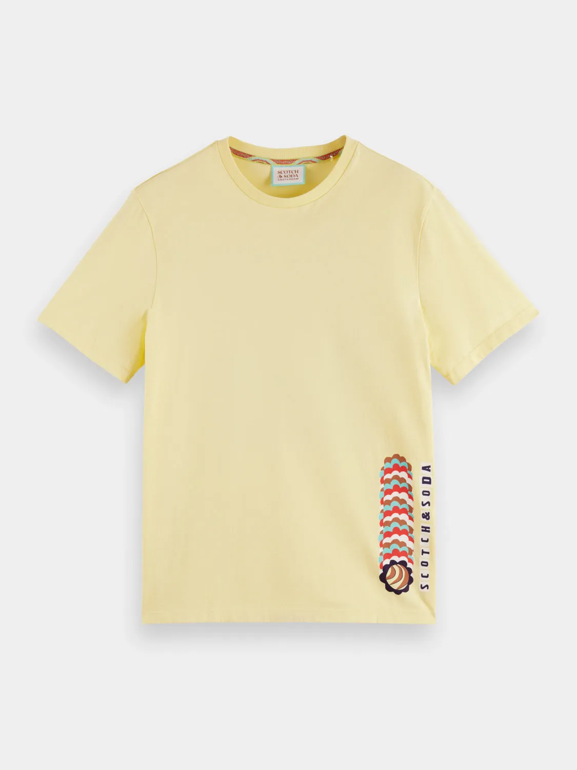 Regular fit artwork t-shirt sold by Scotch and Soda product image thumbnail 2