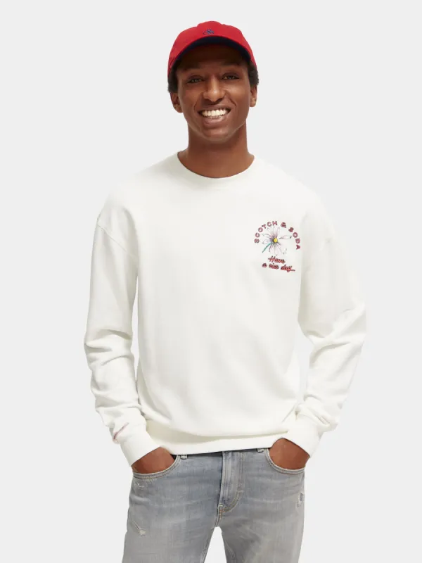Relaxed-fit artwork sweatshirt sold by Scotch and Soda