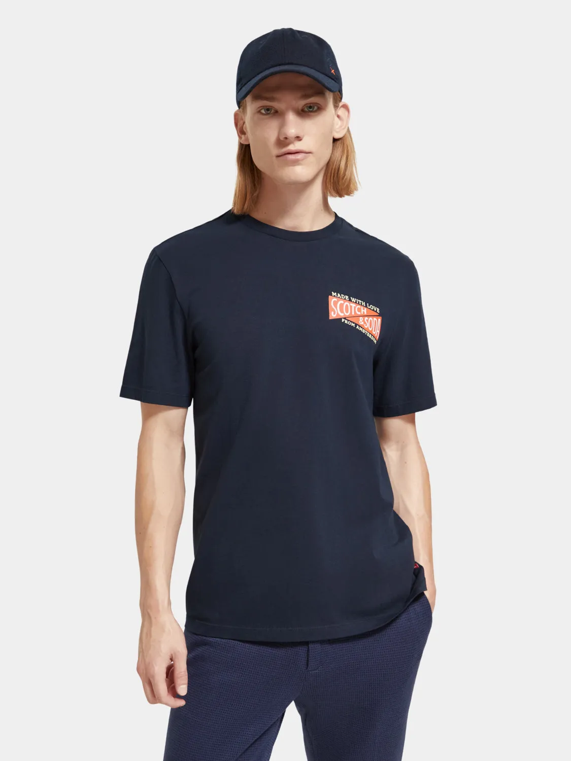 Regular-fit artwork t-shirt sold by Scotch and Soda