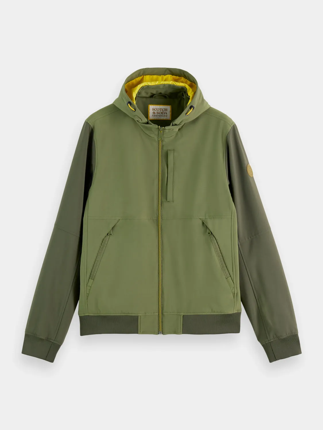 Classic hooded soft-shell jacket sold by Scotch and Soda product image thumbnail 2