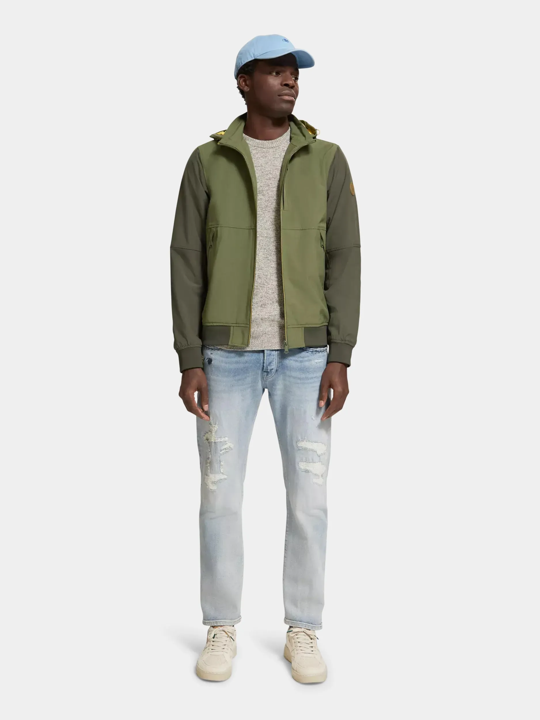 Classic hooded soft-shell jacket sold by Scotch and Soda product image thumbnail 5