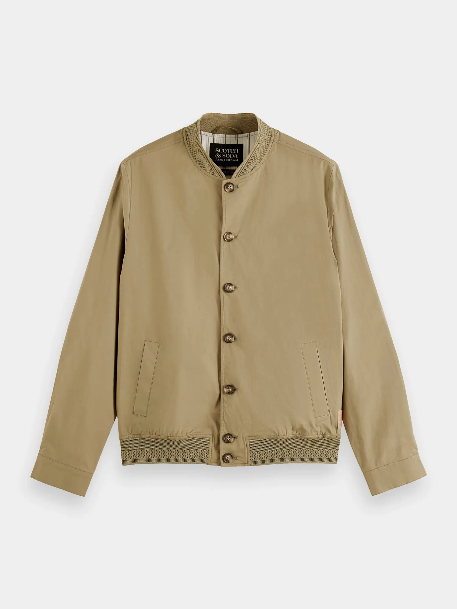 Lightweight poplin bomber jacket sold by Scotch and Soda product image thumbnail 2