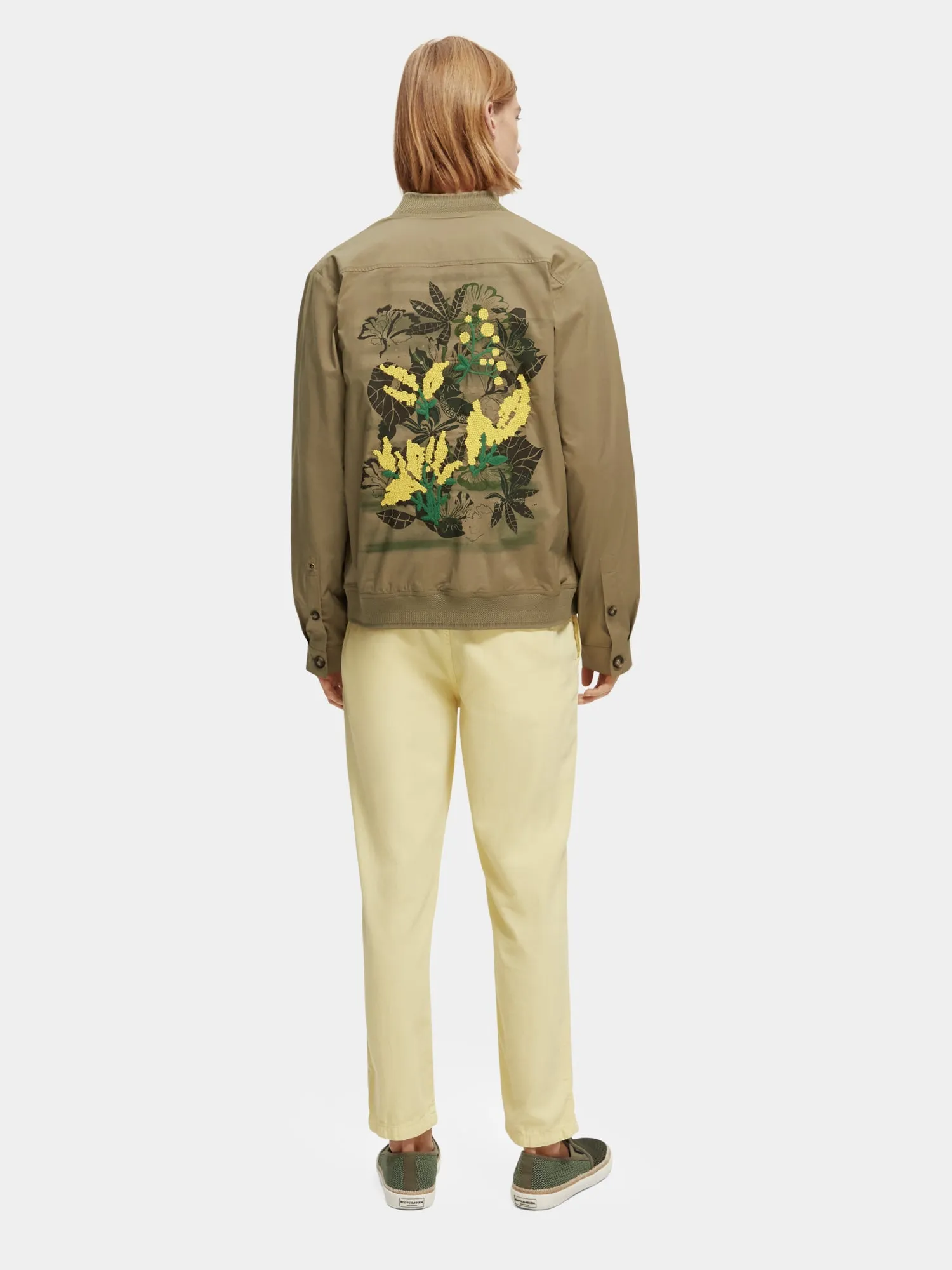 Lightweight poplin bomber jacket sold by Scotch and Soda product image thumbnail 3