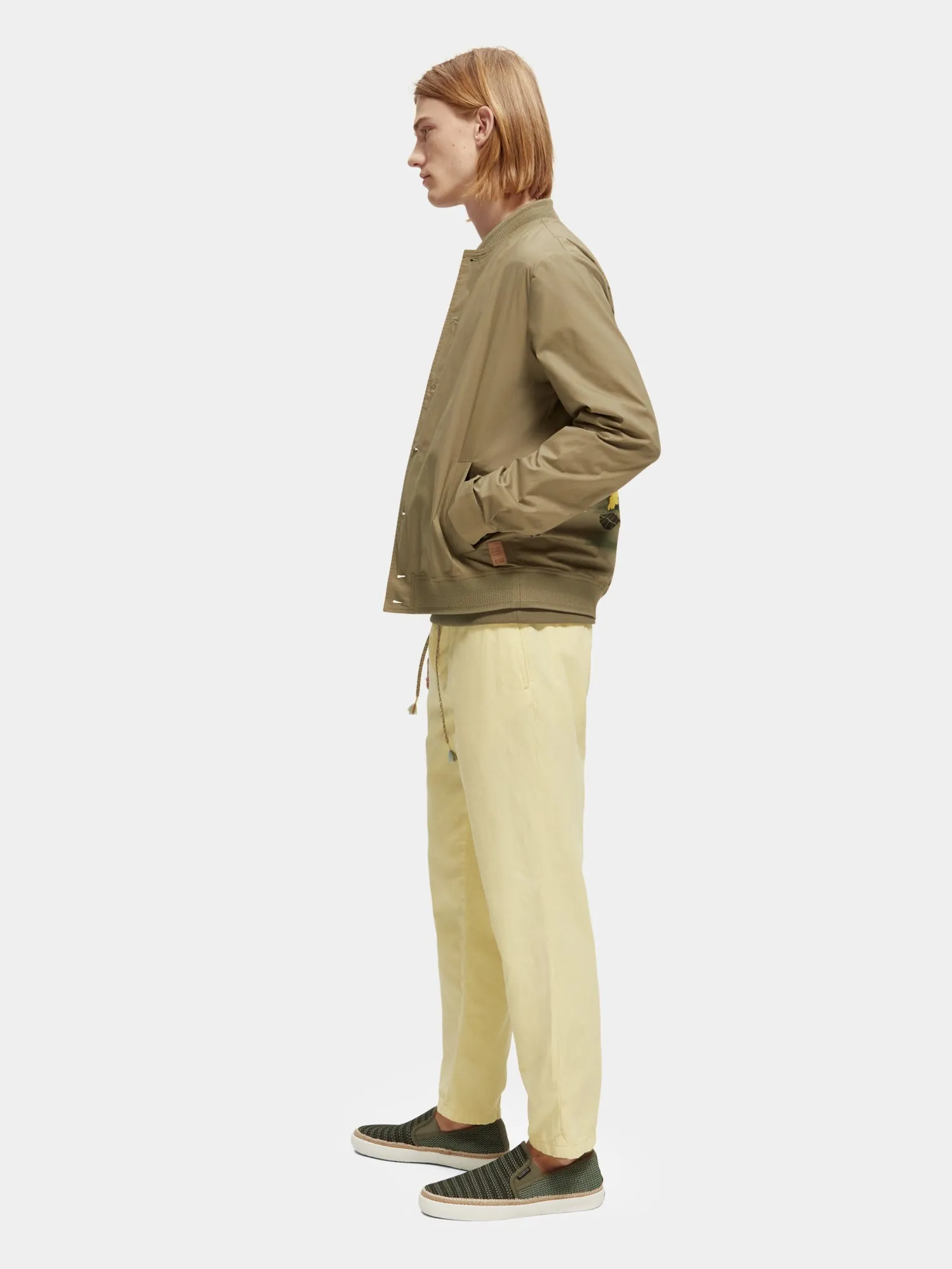 Lightweight poplin bomber jacket sold by Scotch and Soda product image thumbnail 4