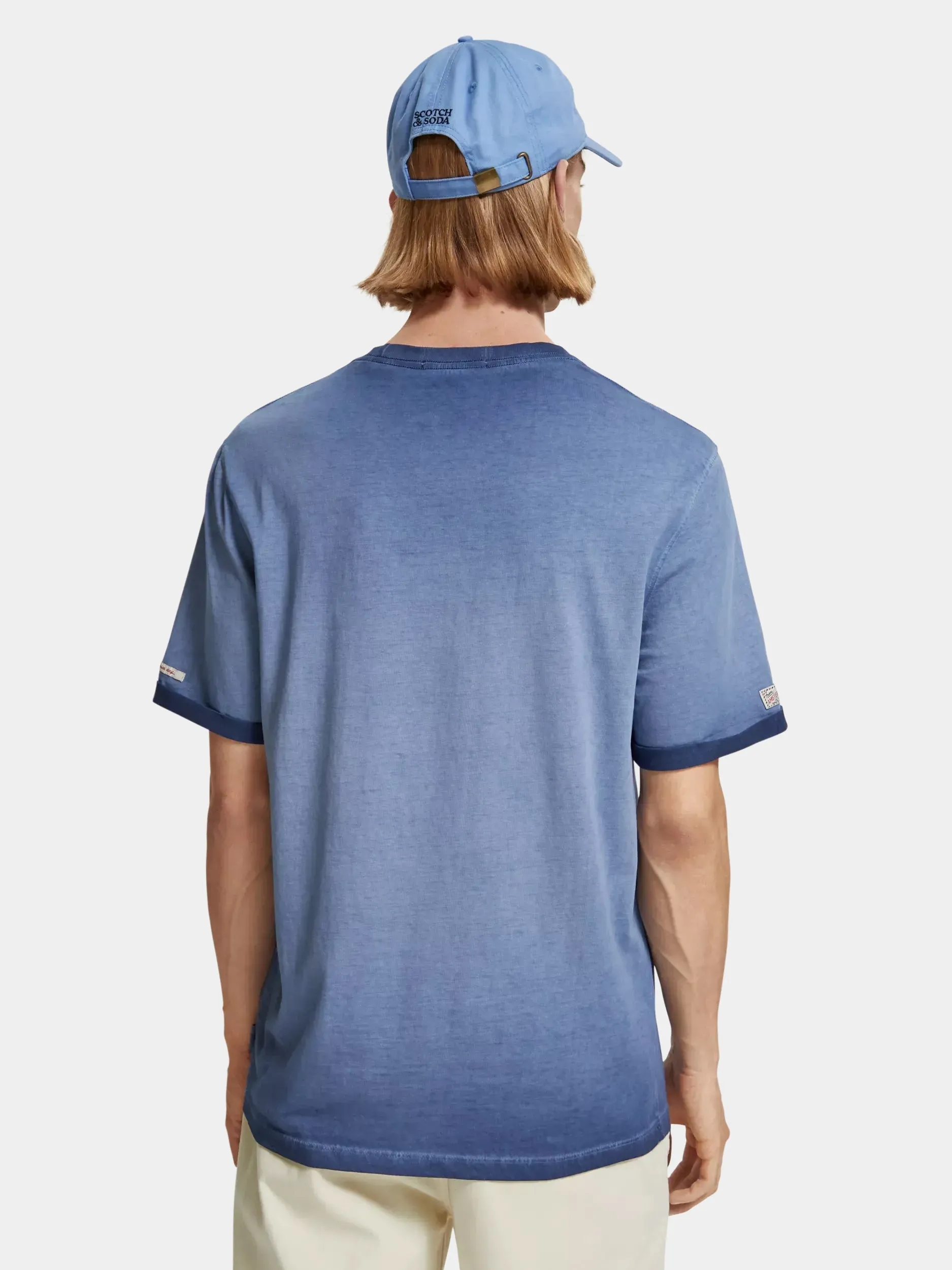 Garment-dyed artwork t-shirt sold by Scotch and Soda product image thumbnail 3