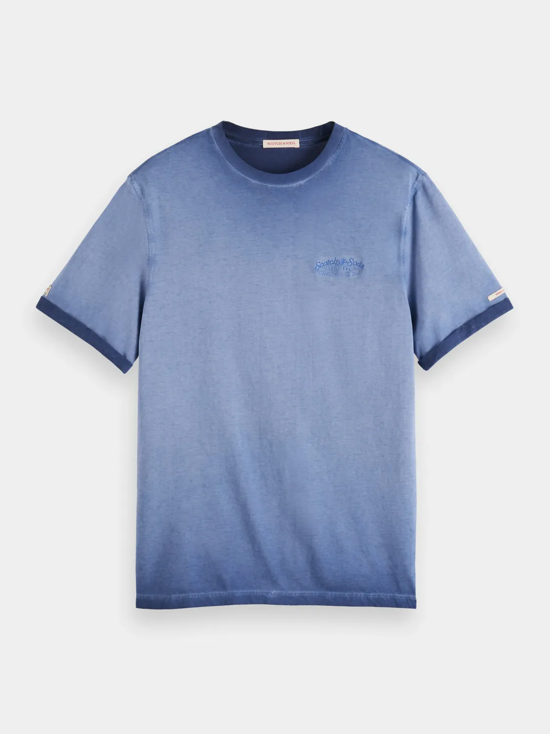 Garment-dyed artwork t-shirt sold by Scotch and Soda product image thumbnail 2
