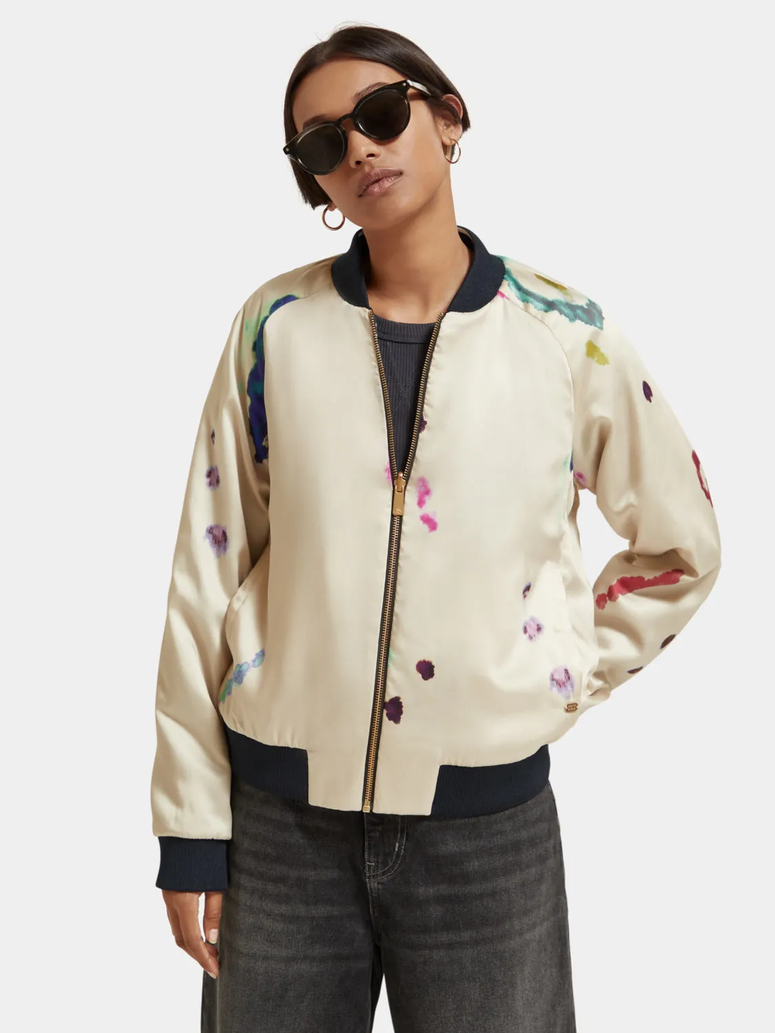 Reversible bomber jacket sold by Scotch and Soda