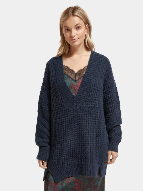 Oversized v-neck pullover sold by Scotch and Soda