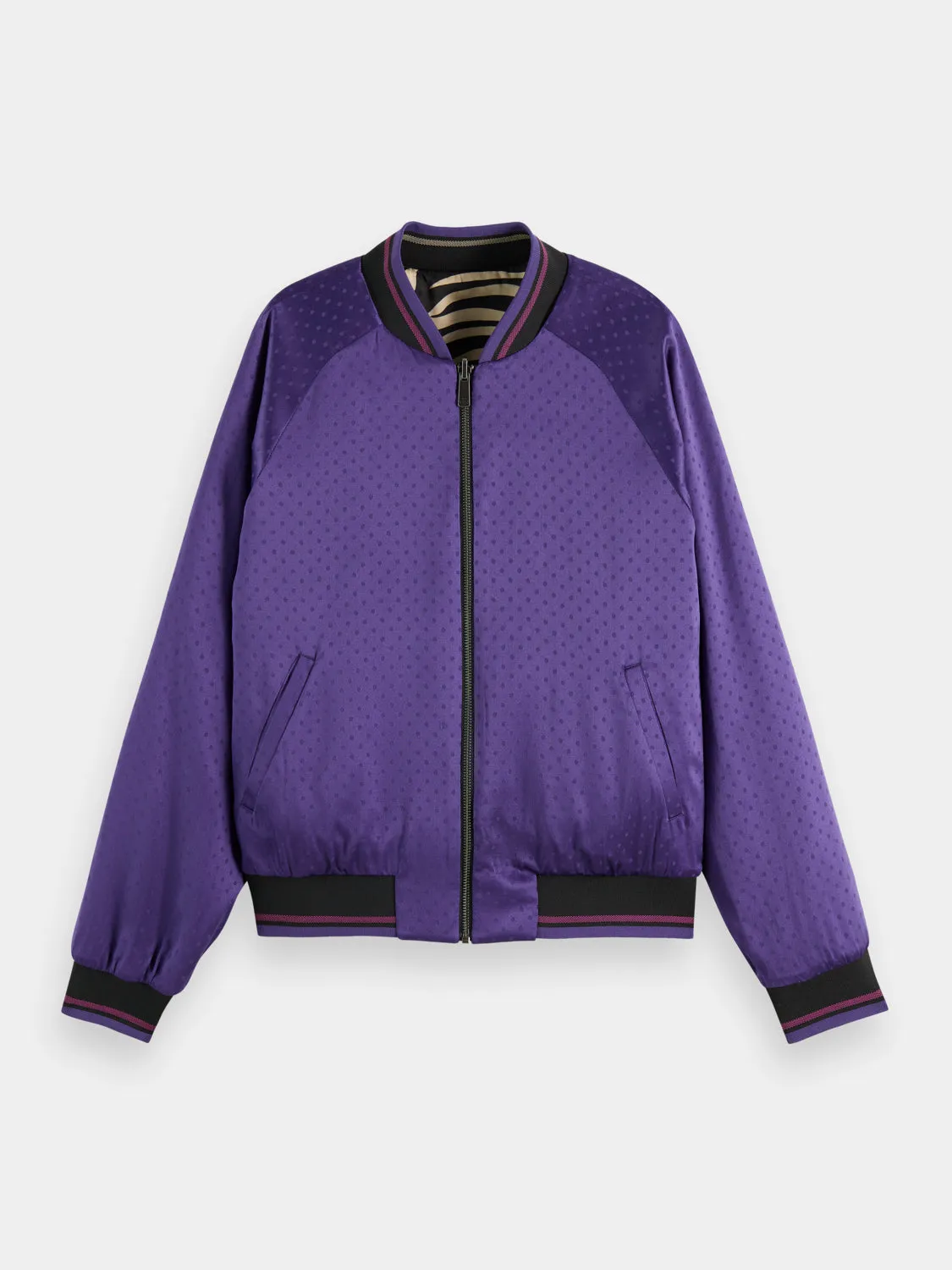 Reversible bomber jacket sold by Scotch and Soda product image thumbnail 4