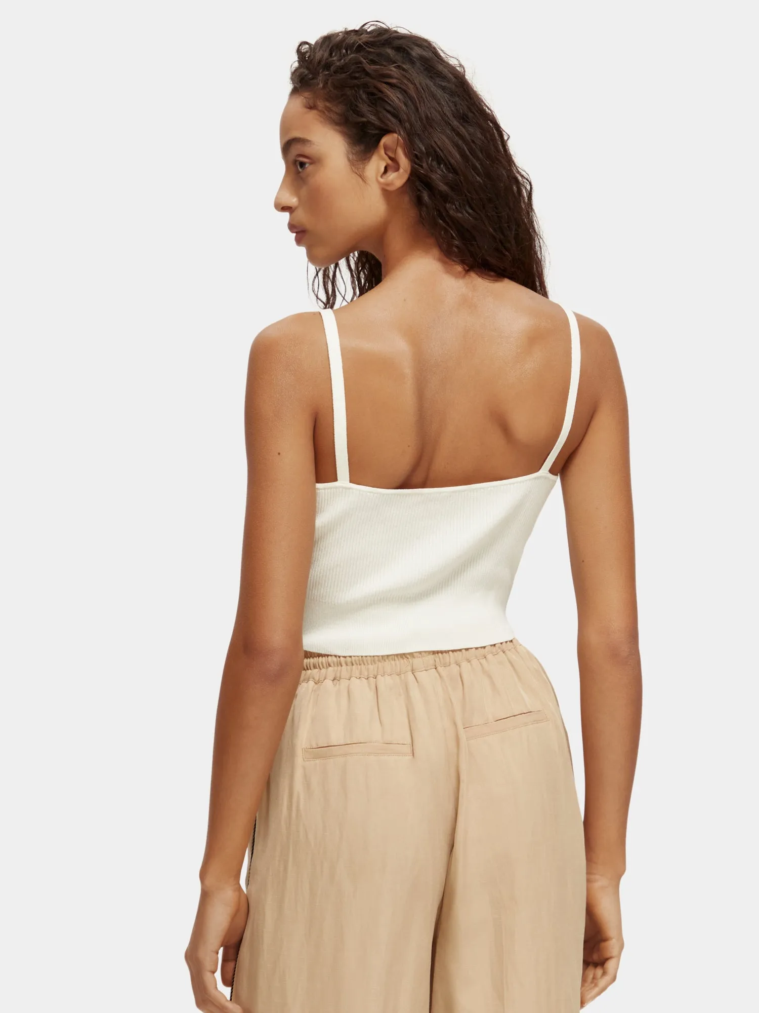 Knitted cropped top sold by Scotch and Soda product image thumbnail 3