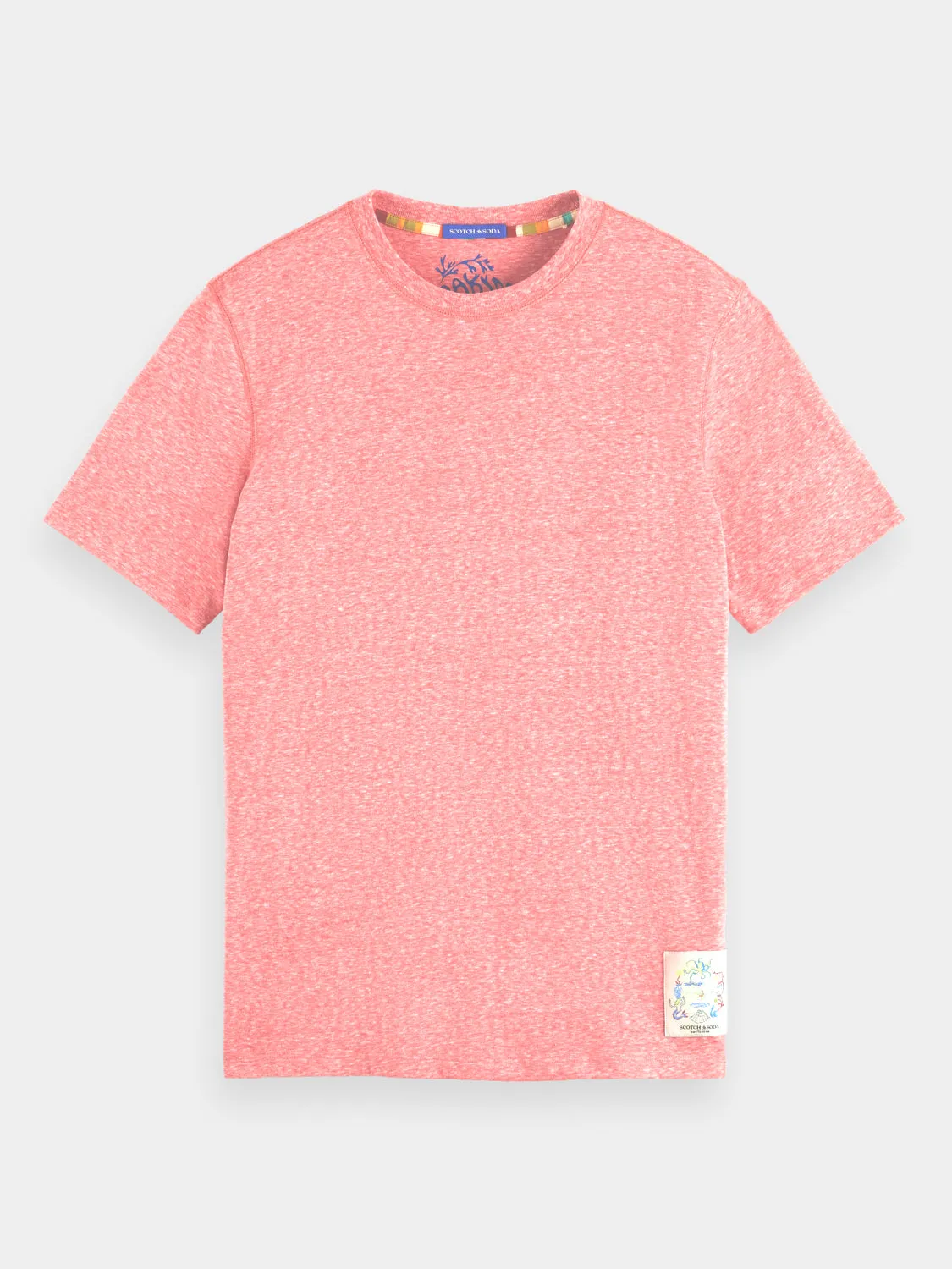 Regular-fit melange t-shirt sold by Scotch & Soda product image thumbnail 2