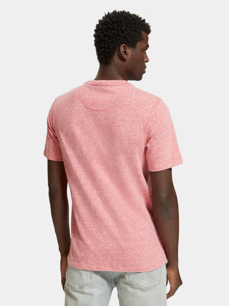 Regular-fit melange t-shirt sold by Scotch & Soda product image thumbnail 3